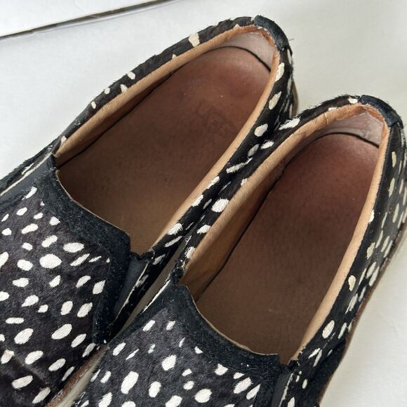 UGG Slip-On Sneakers Soleda Exotic Black Cow Hair M1096943 Women's Sz 8 *READ* - Picture 4 of 8
